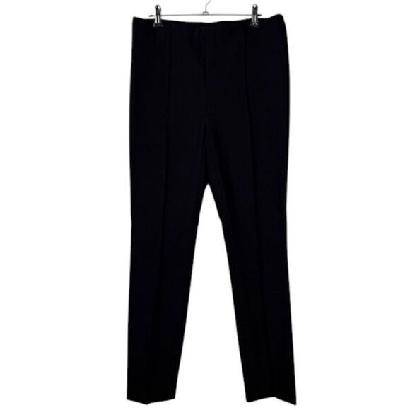 Rachel Zoe Pants - Rachel Zoe Black Dress Pants Front and Back Seam Ponte Hidden Zipper Size 6